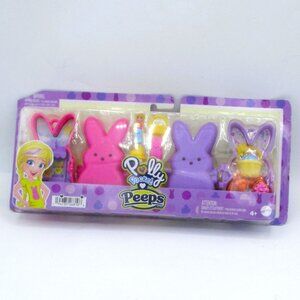 Polly Pocket Peeps Bunny Compact Set With Mini Figures & Accessories
